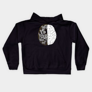 Artistic This Is Your Brain On Art Pun Artists Kids Hoodie